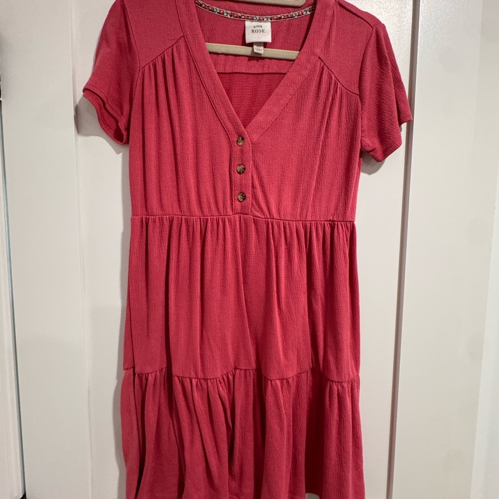 Pink twirl dress